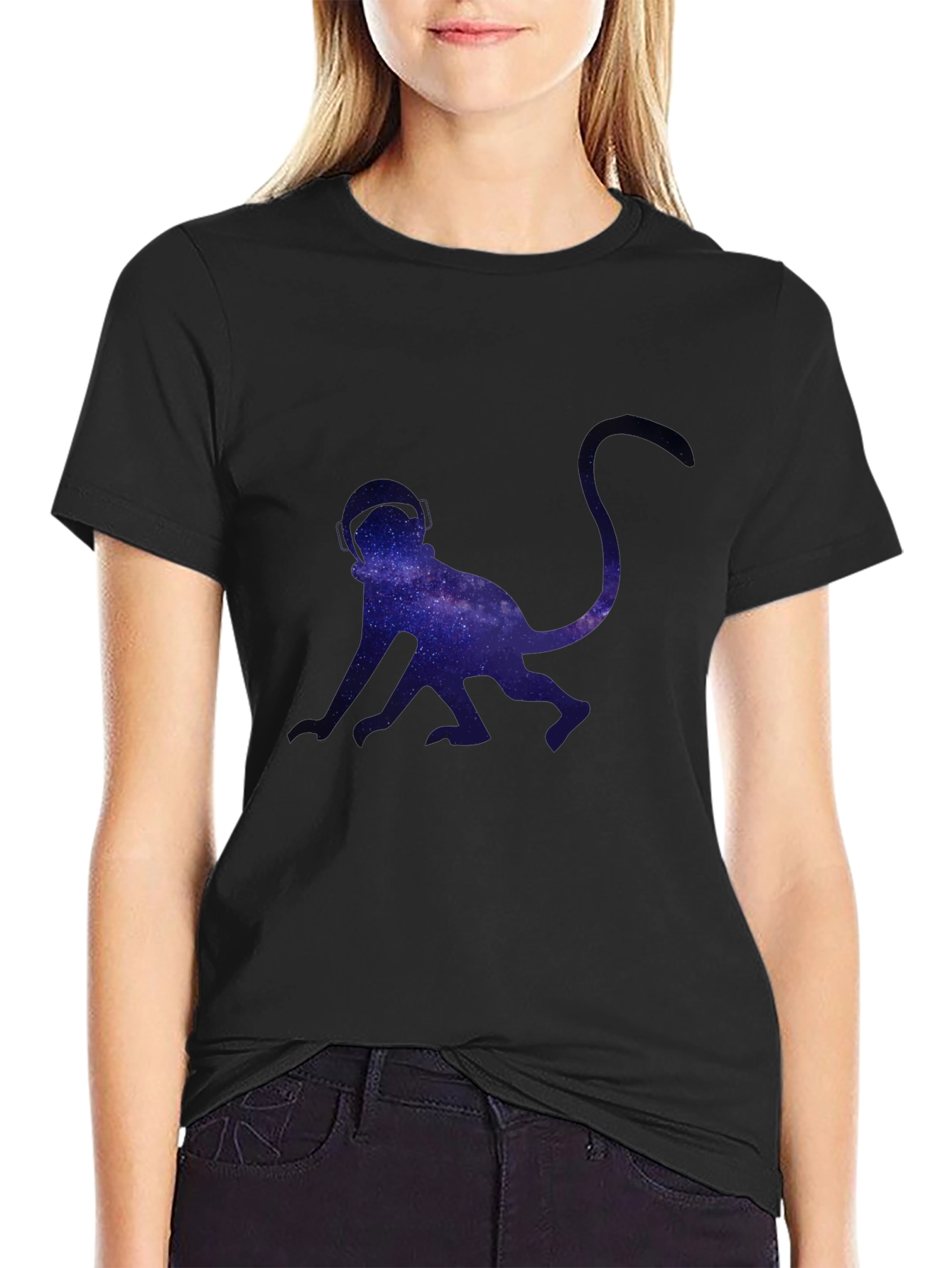 Astronaut Monkey Graphic T-Shirt