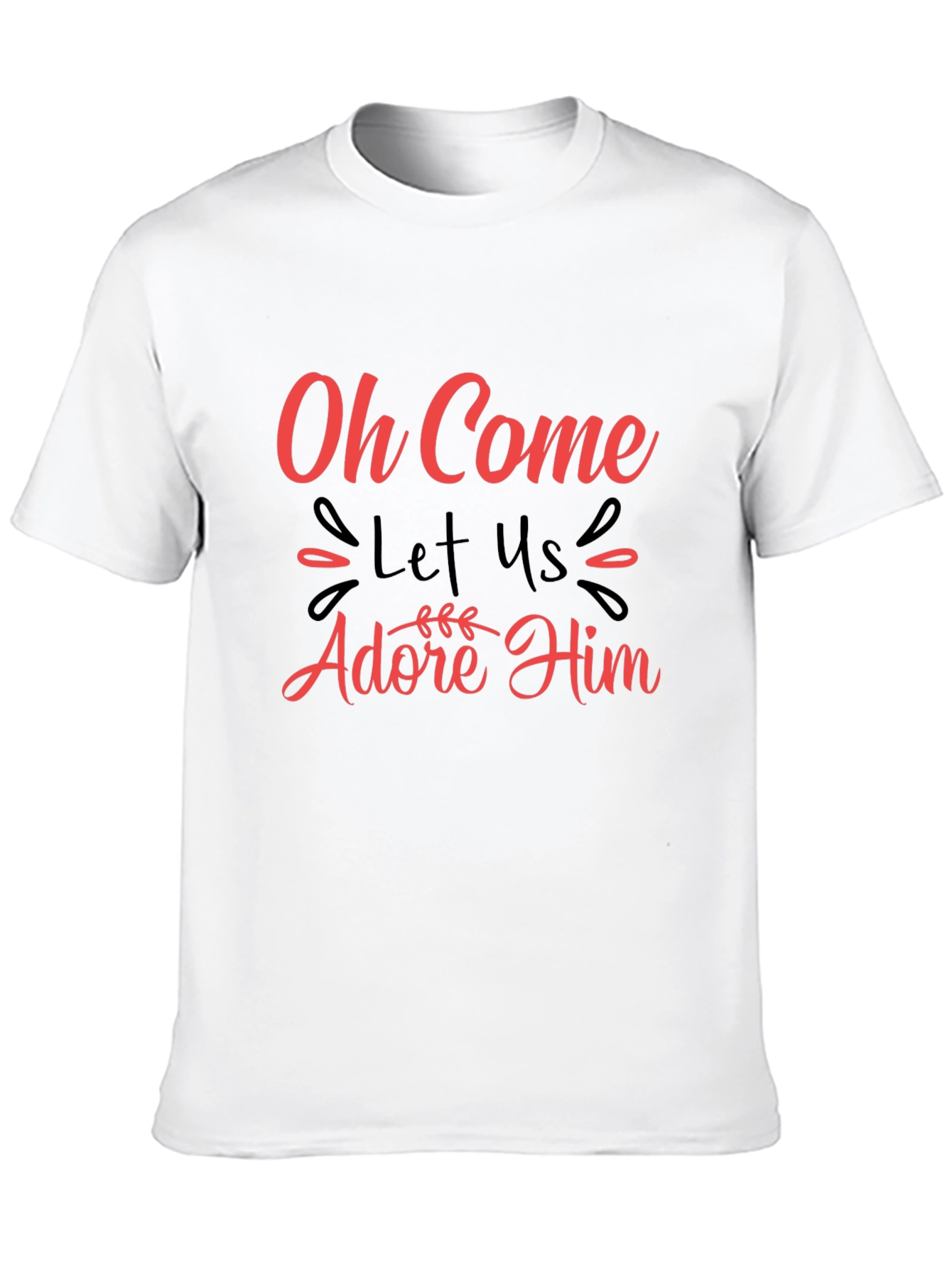 Oh Come Let Us Adore Him Graphic Tee