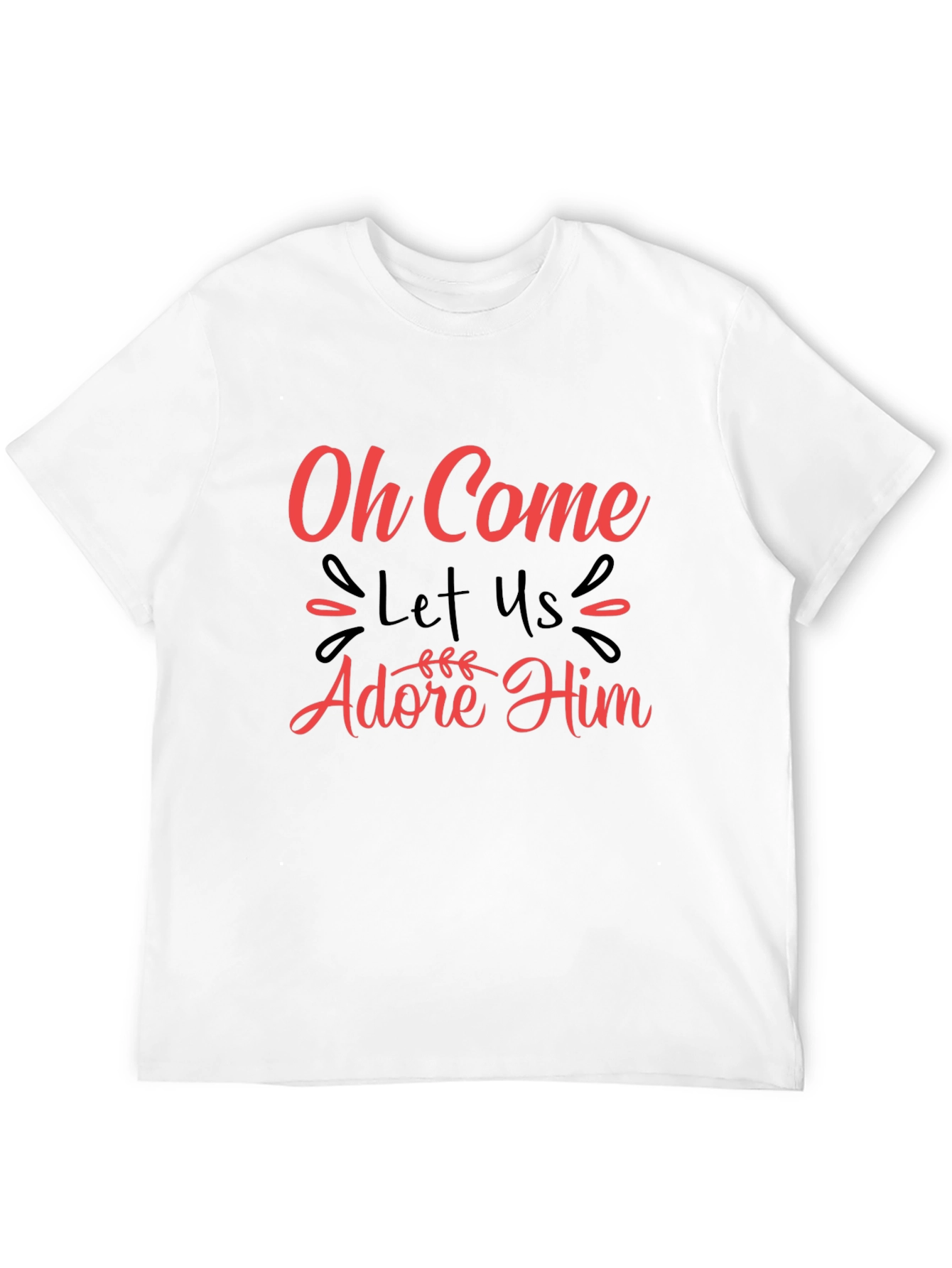 Oh Come Let Us Adore Him Graphic Tee