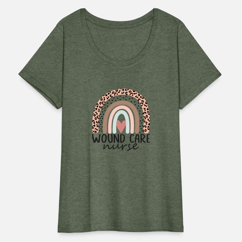 Leopard Rainbow Wound Care Nurse Nursing Wound
