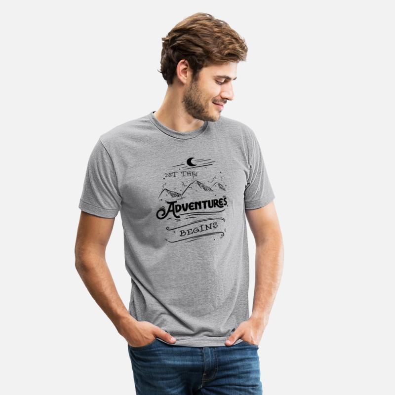 Let The Adventures Begins Tee,Camping