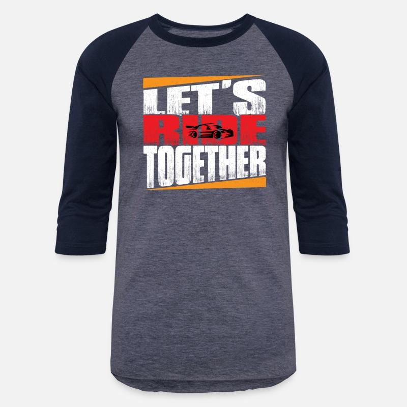 Lets Ride Together-Men's and Women's T-Shirt