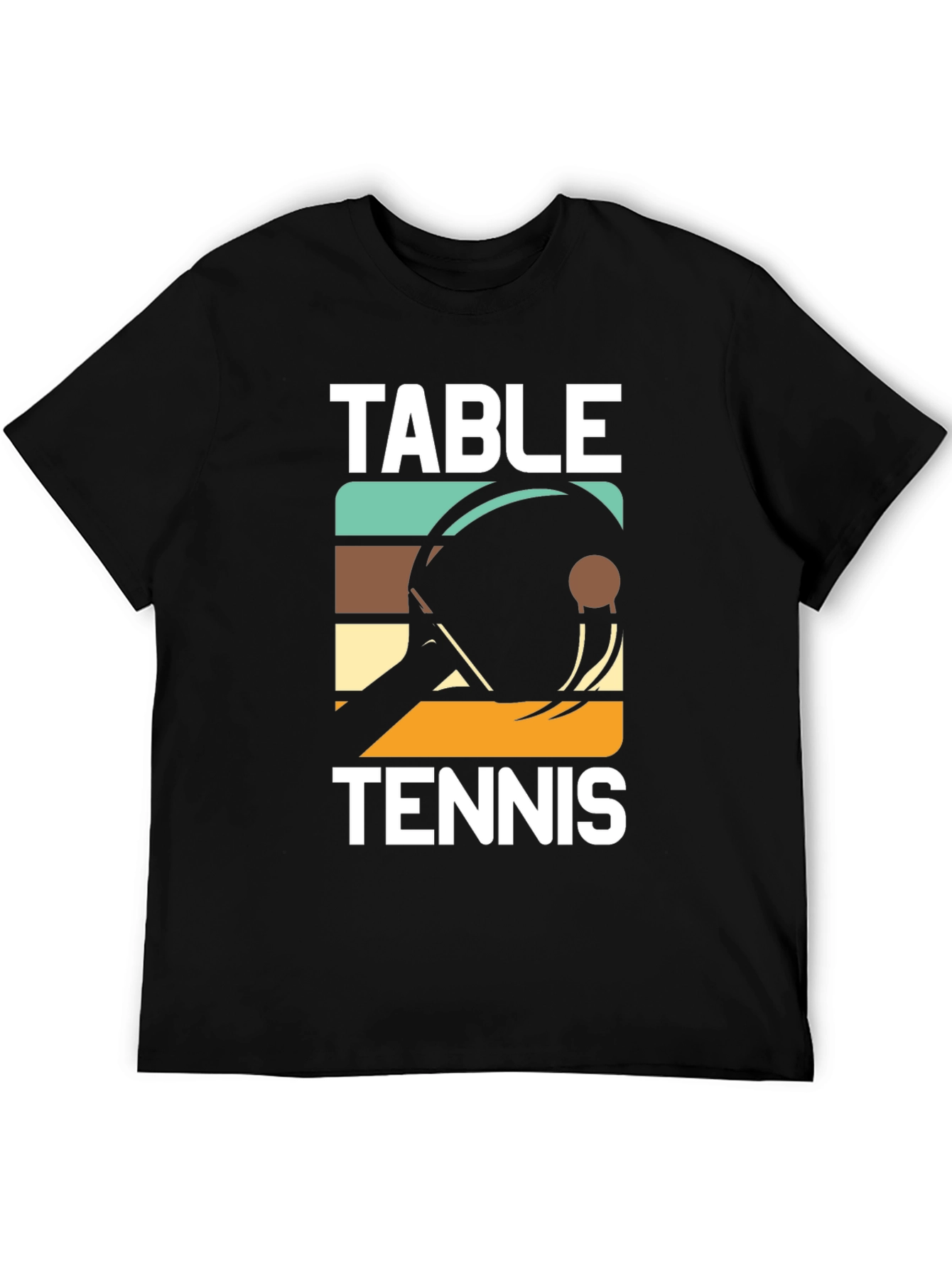 Retro Table Tennis Graphic Tee Shirt