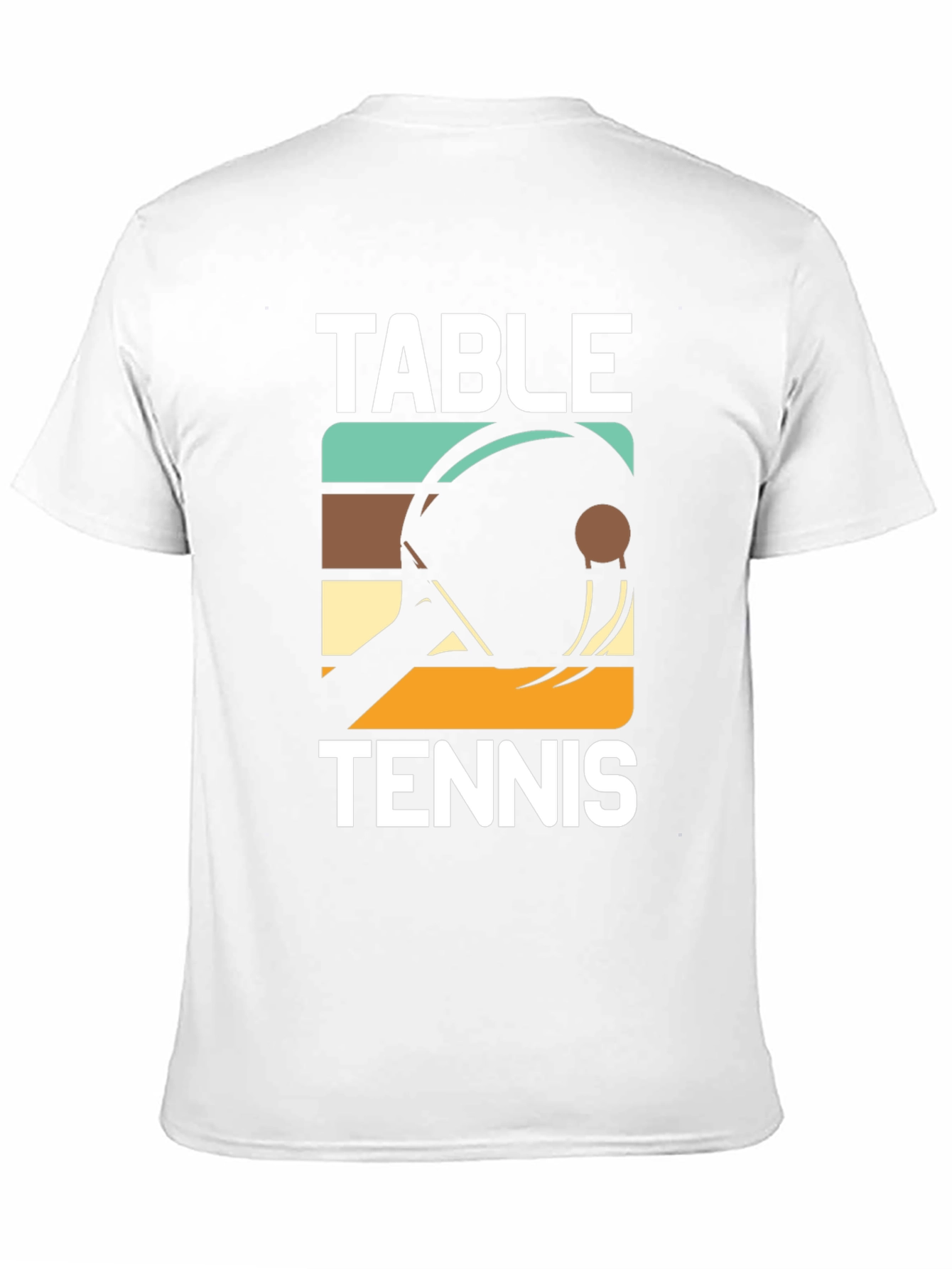 Retro Table Tennis Graphic Tee Shirt