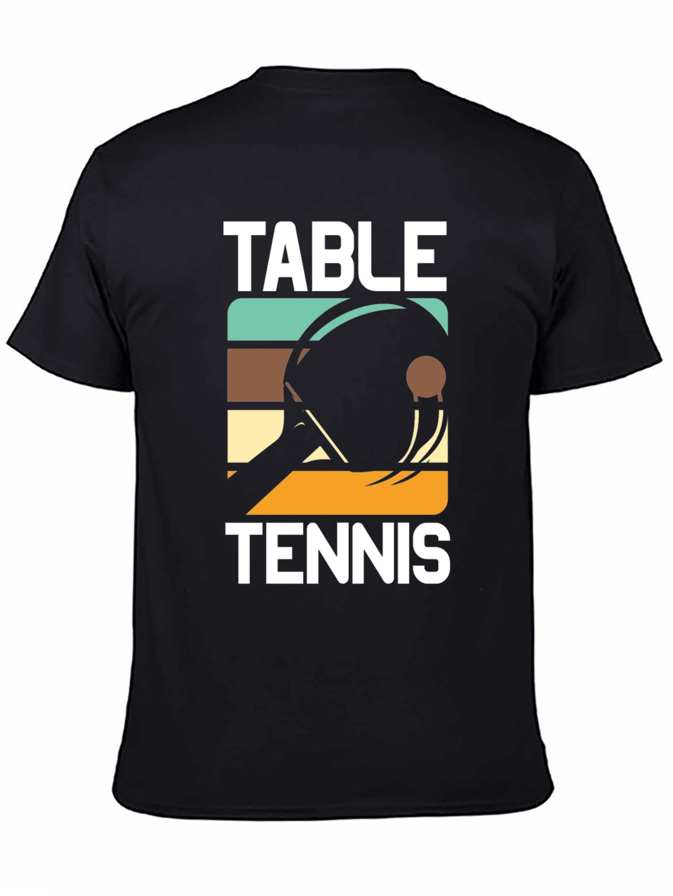 Retro Table Tennis Graphic Tee Shirt