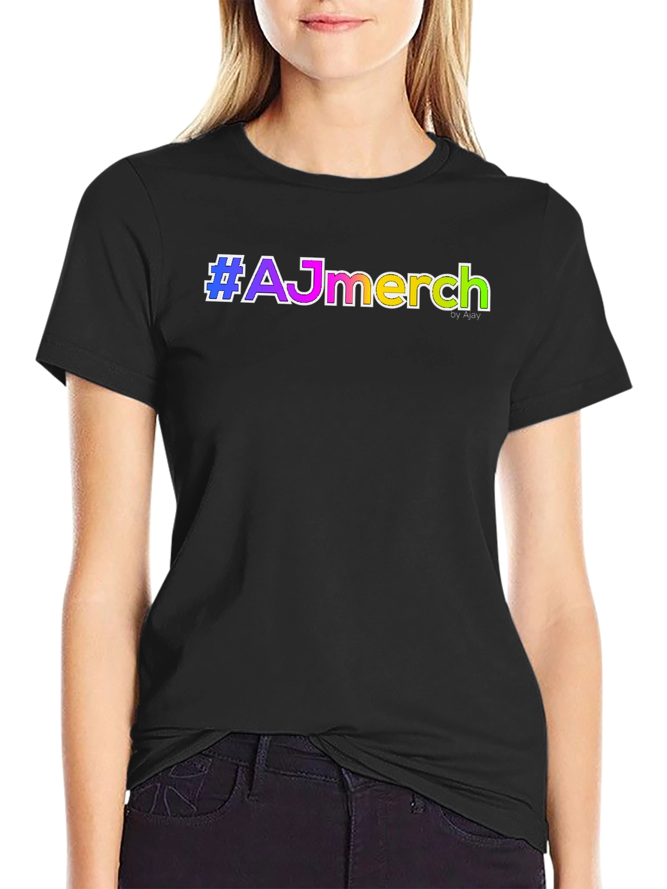 AJ Merch T-Shirt - Stylish Black Tee