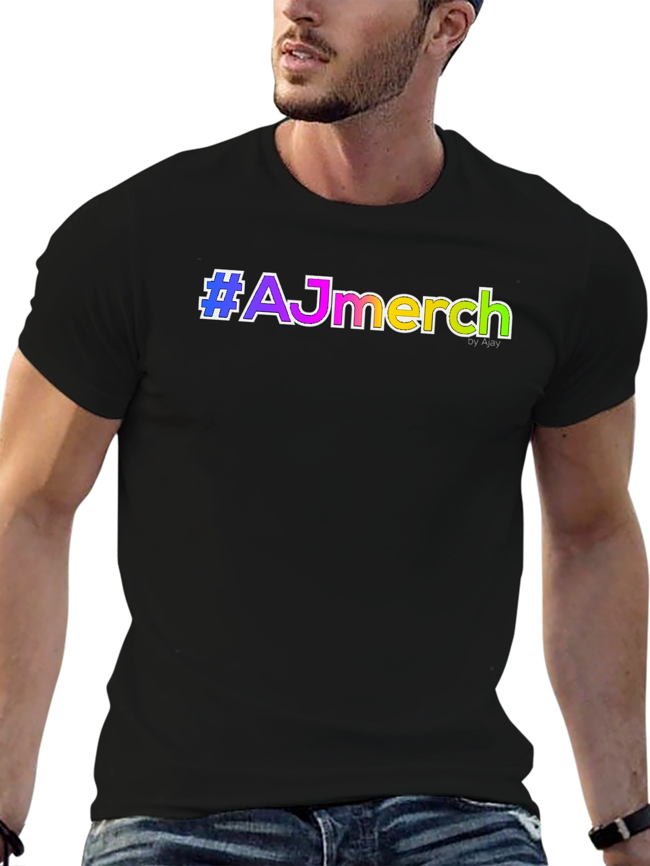 AJ Merch T-Shirt - Stylish Black Tee