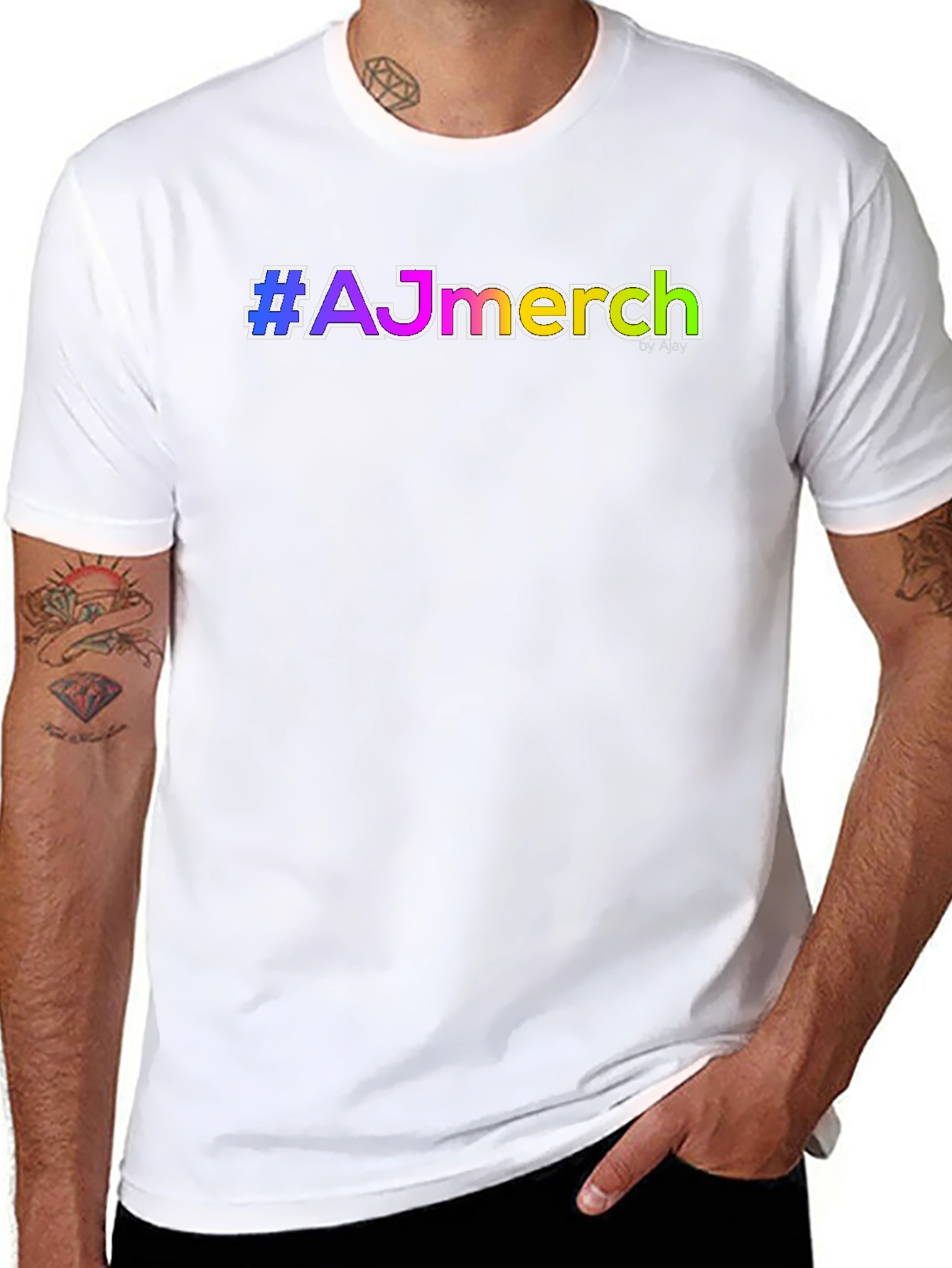 AJ Merch T-Shirt - Stylish Black Tee