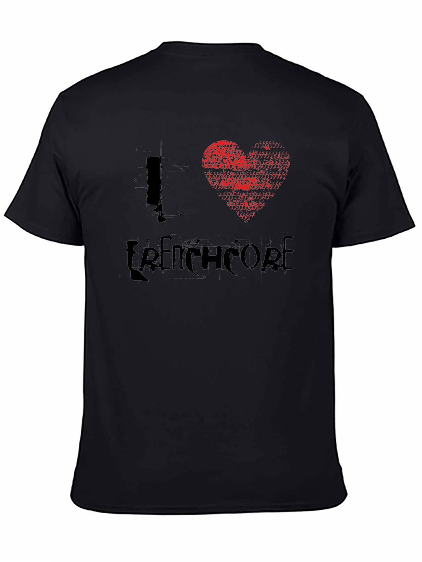 I Heart Frenchcore Black Graphic Tee