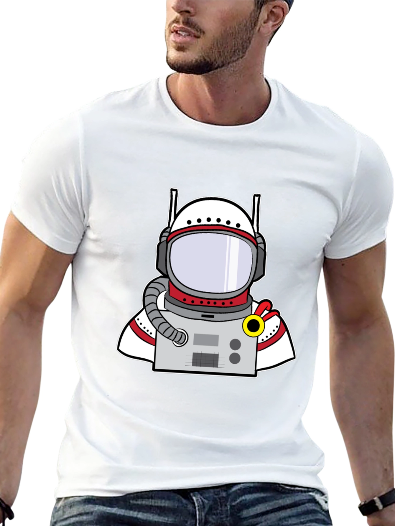 Astronaut Graphic T-Shirt - Space Adventure Tee