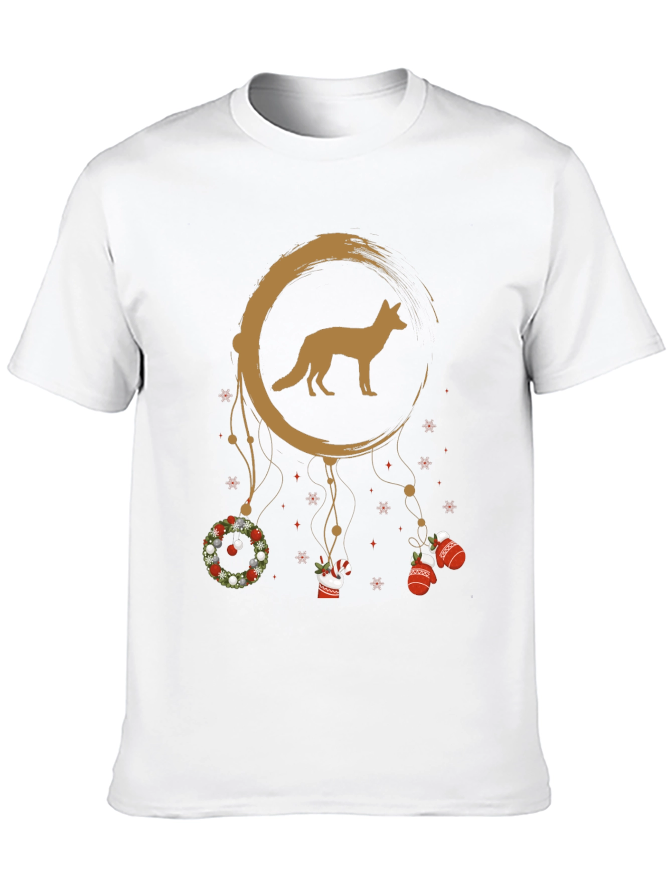 Festive Fox Dreamcatcher Graphic Tee