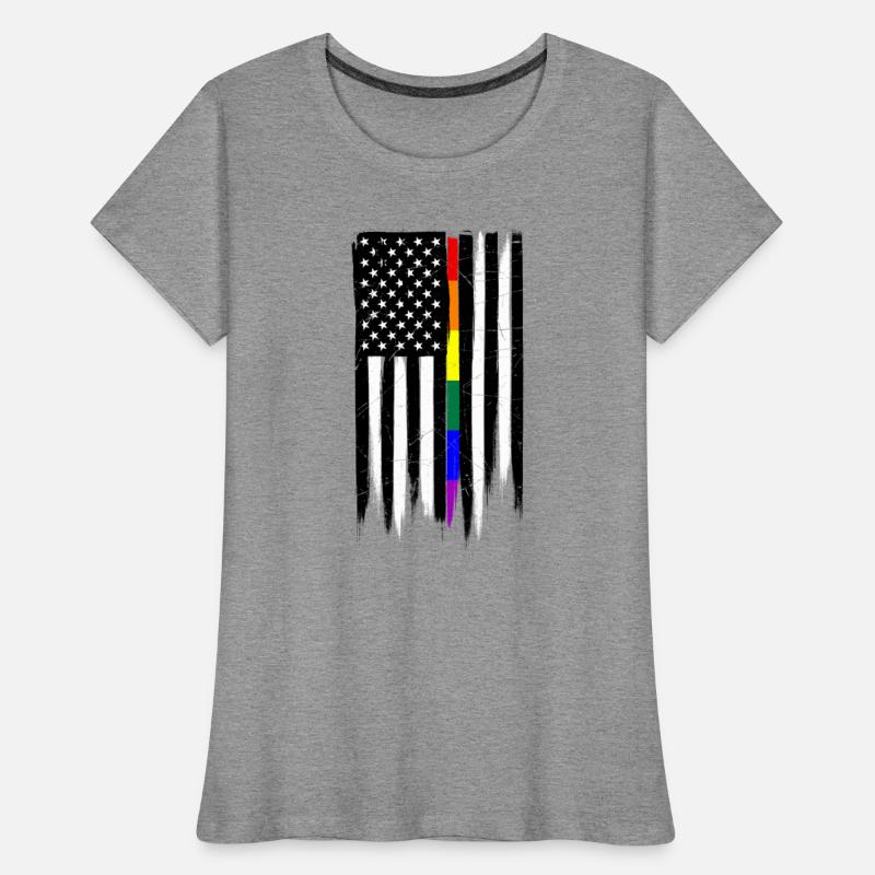 LGBTQ Thin Line Amercian Flag