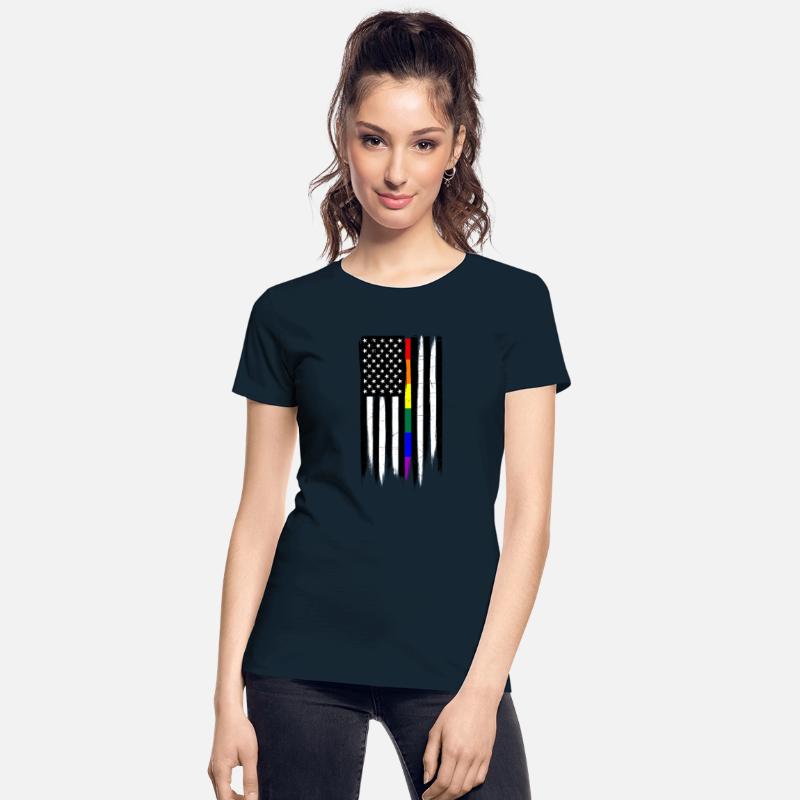 LGBTQ Thin Line Amercian Flag