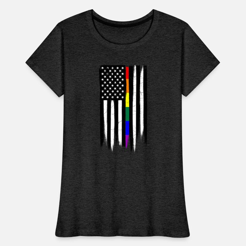 LGBTQ Thin Line Amercian Flag