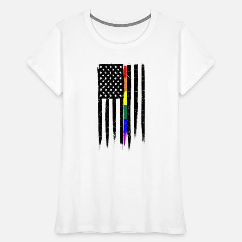 LGBTQ Thin Line Amercian Flag