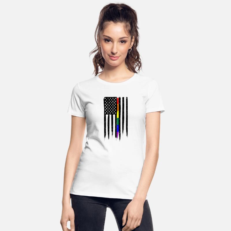 LGBTQ Thin Line Amercian Flag
