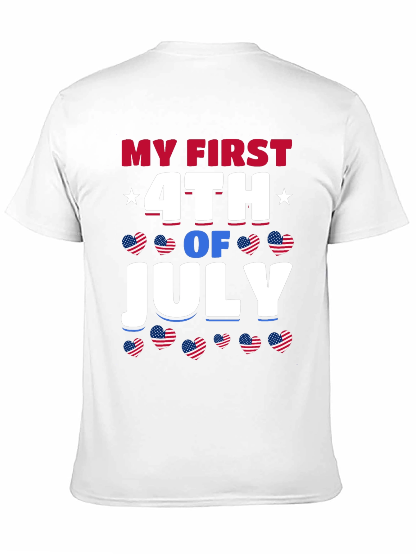 My First 4th of July Patriotic Graphic T-Shirt