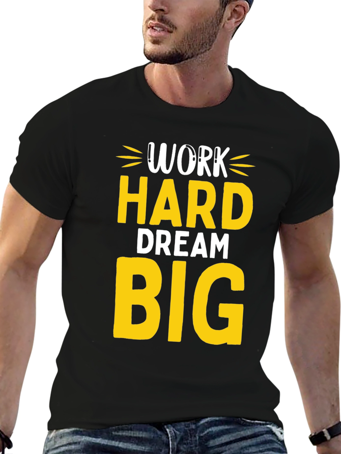 Work Hard Dream Big Graphic T-Shirt