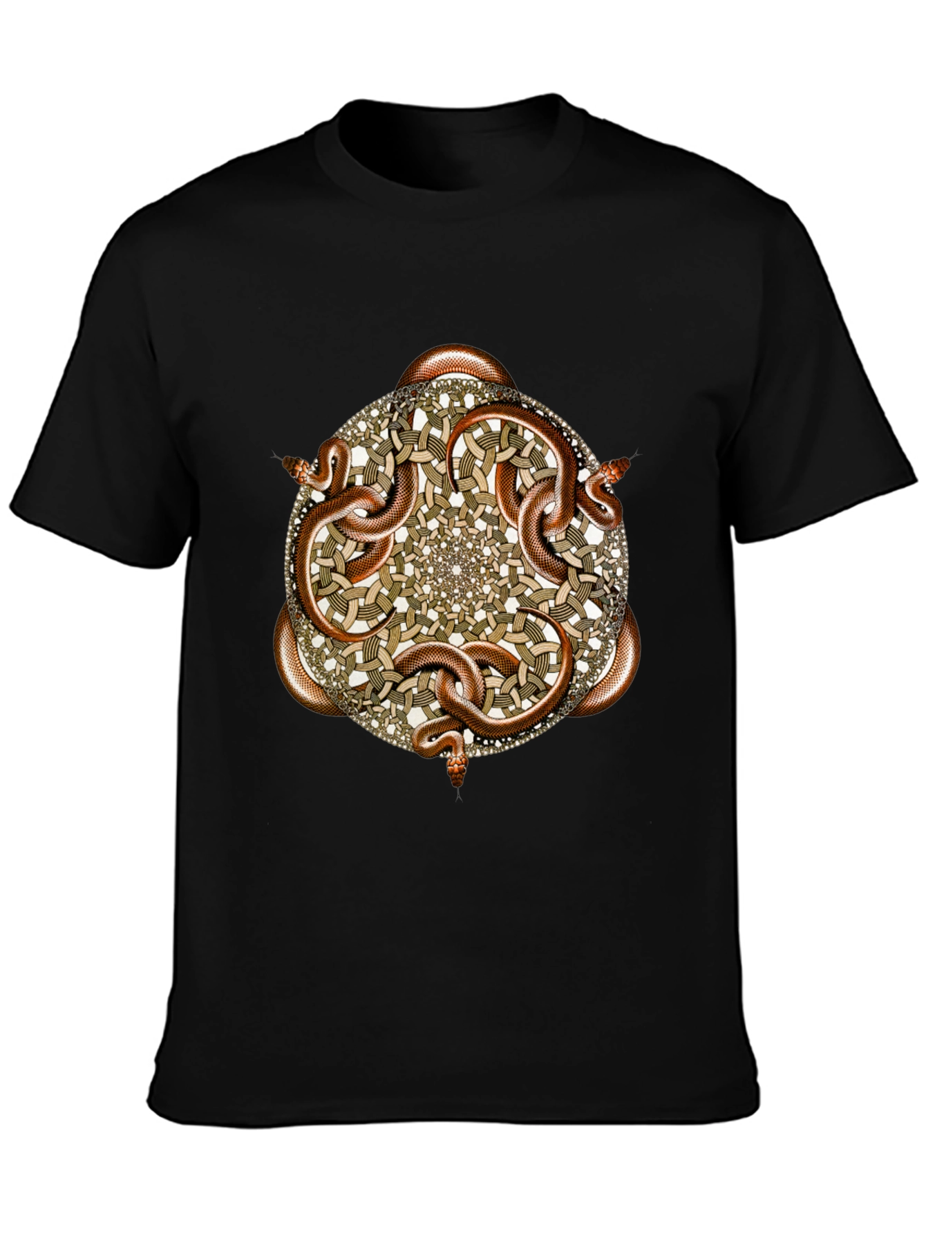 Snake Mandala Graphic T-Shirt