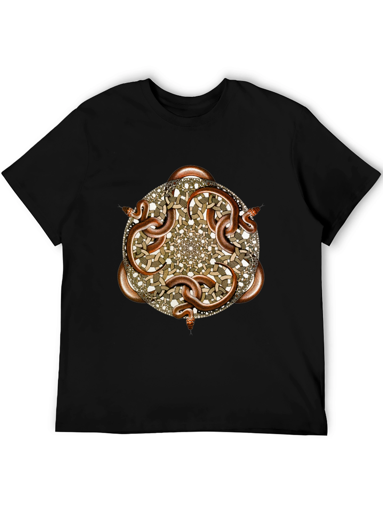 Snake Mandala Graphic T-Shirt