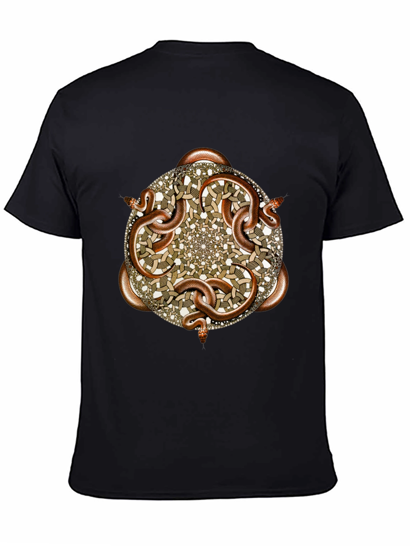Snake Mandala Graphic T-Shirt