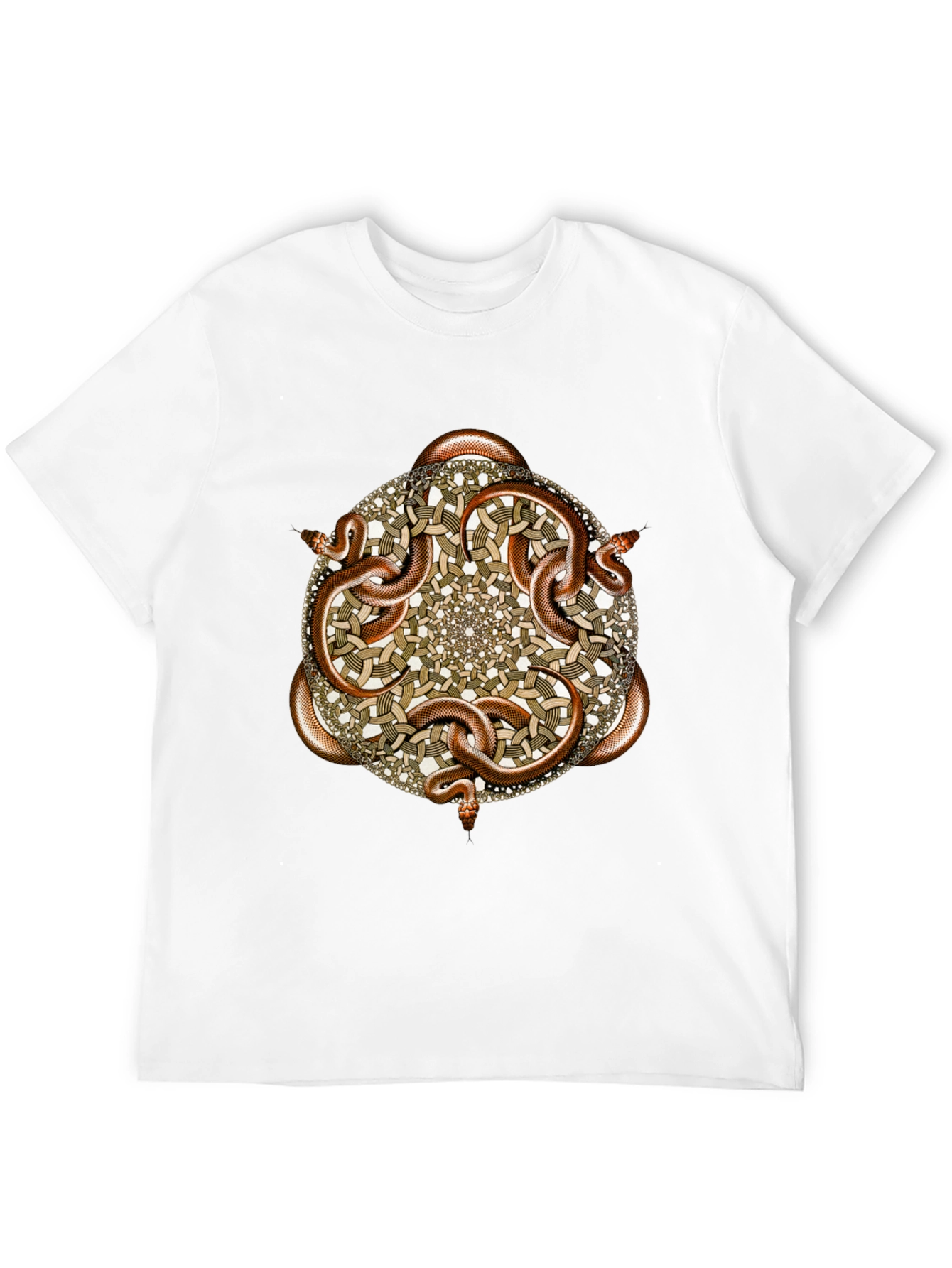 Snake Mandala Graphic T-Shirt
