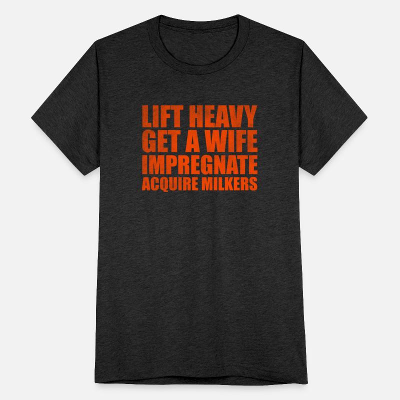 Lift heavy get a wife impregnate acquire milkers