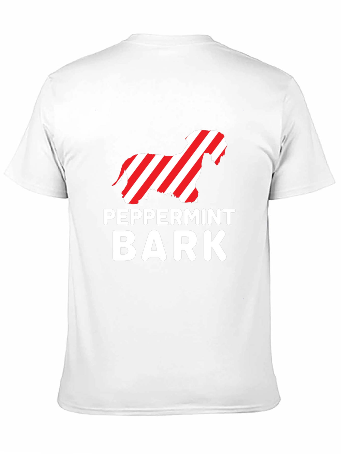 Peppermint Bark Dog T-Shirt - Holiday Gift