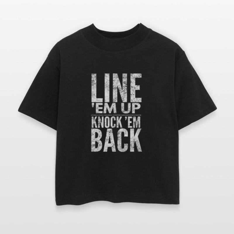 Line Up Knock Back Distressed