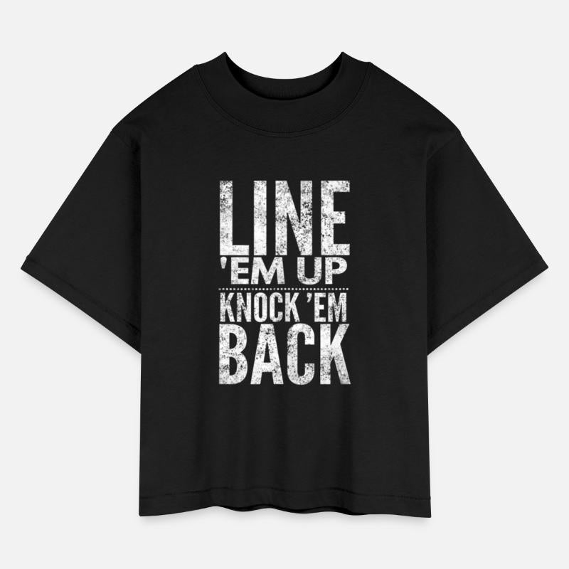 Line Up Knock Back Distressed