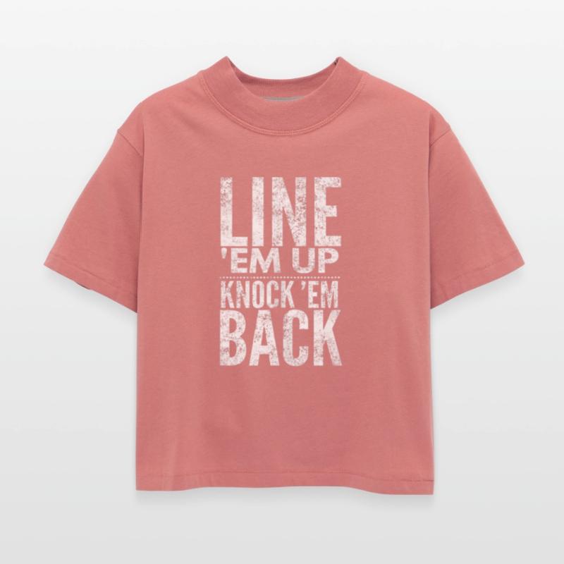 Line Up Knock Back Distressed