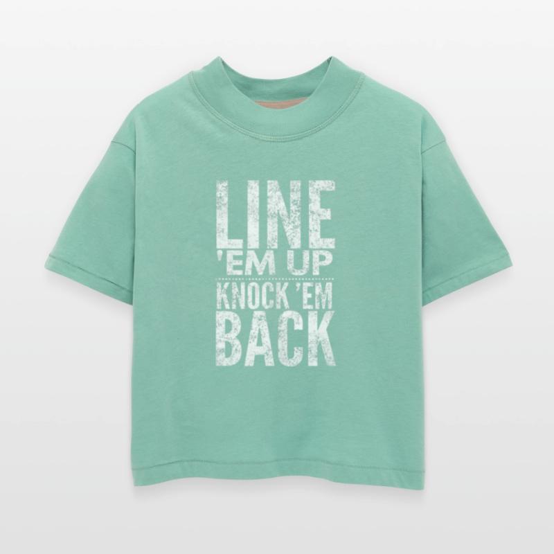 Line Up Knock Back Distressed