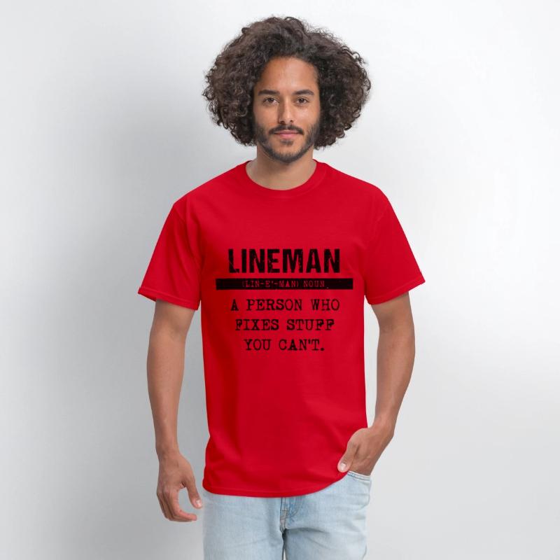 lineman a person who fixes stuff you can t electri