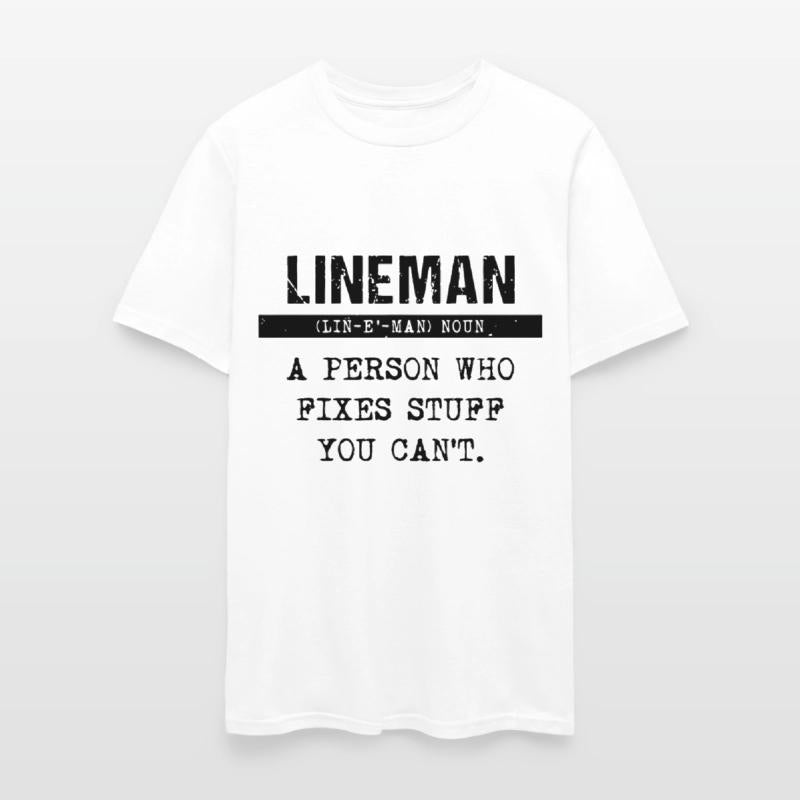 lineman a person who fixes stuff you can t electri