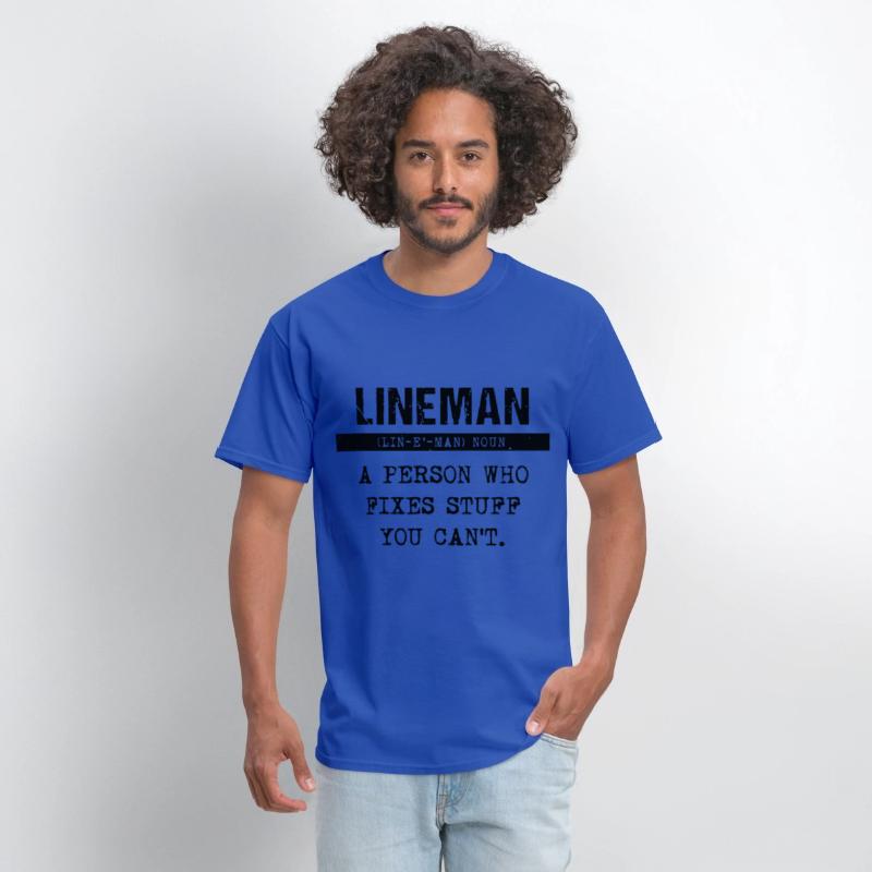 lineman a person who fixes stuff you can t electri