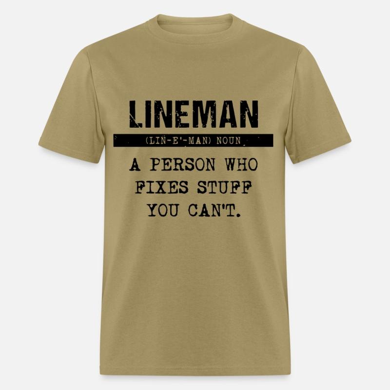 lineman a person who fixes stuff you can t electri