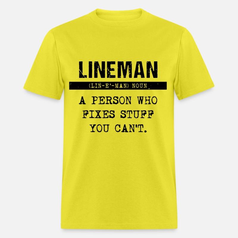 lineman a person who fixes stuff you can t electri