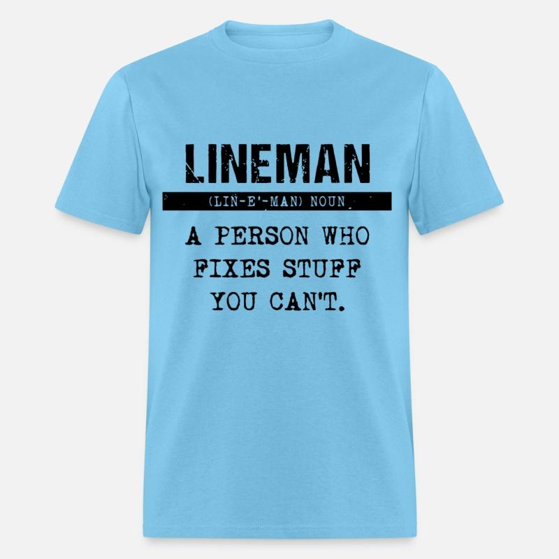 lineman a person who fixes stuff you can t electri