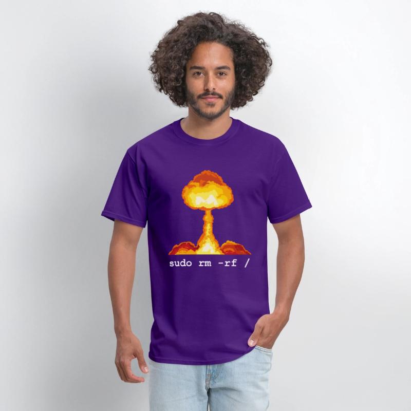 Linux Funny Linux Command Sudo RM RF for Men