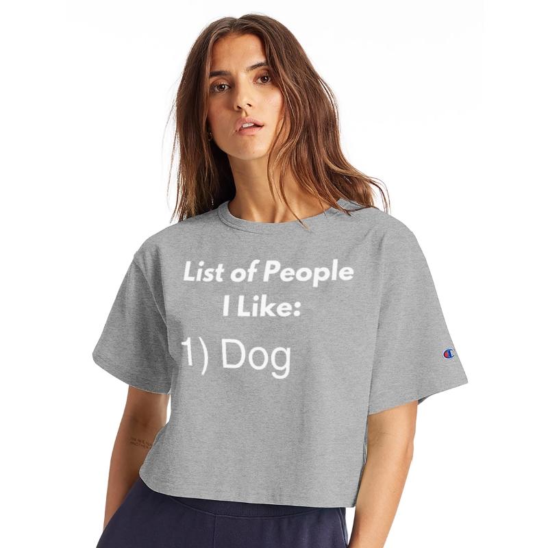 List of People I Like: 1) Dog