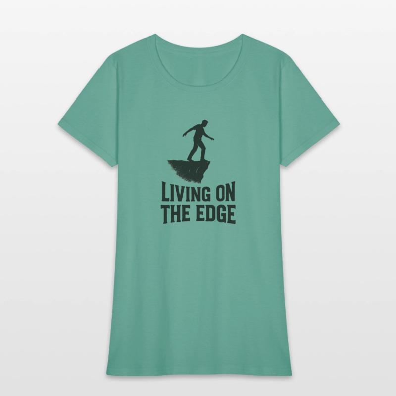 Living on the Edge – Bold Cliffwalker Silhouette