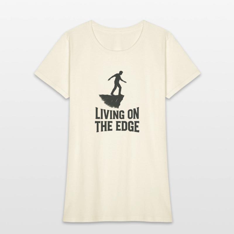 Living on the Edge – Bold Cliffwalker Silhouette