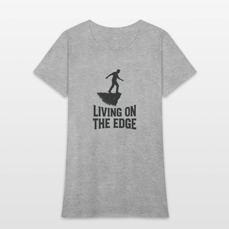 Living on the Edge – Bold Cliffwalker Silhouette
