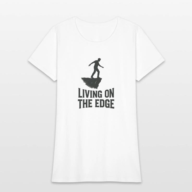 Living on the Edge – Bold Cliffwalker Silhouette