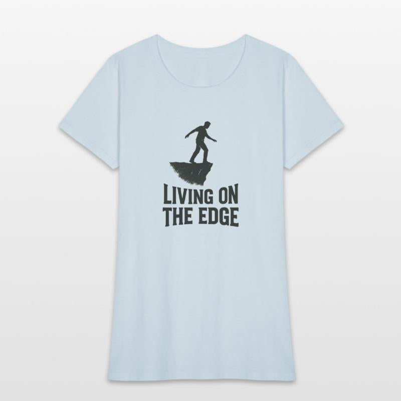 Living on the Edge – Bold Cliffwalker Silhouette