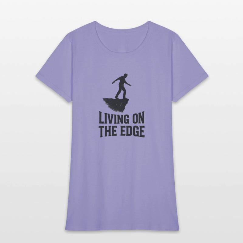 Living on the Edge – Bold Cliffwalker Silhouette