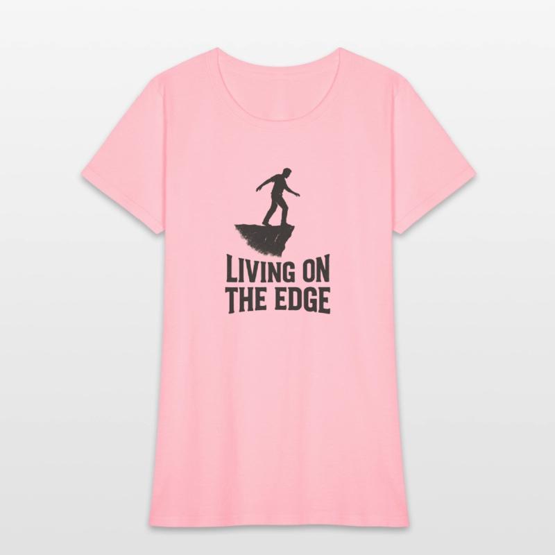 Living on the Edge – Bold Cliffwalker Silhouette