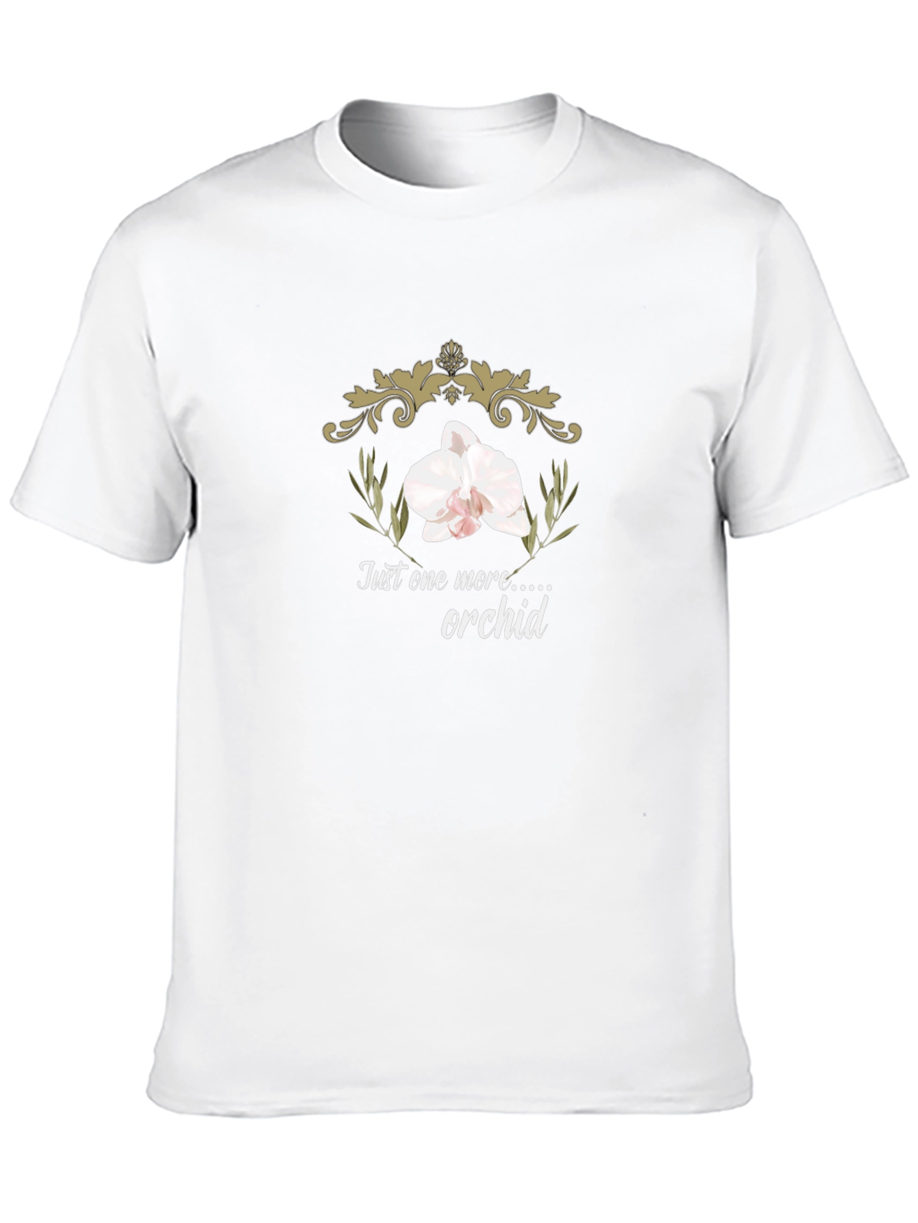 Orchid Lovers Black T-Shirt