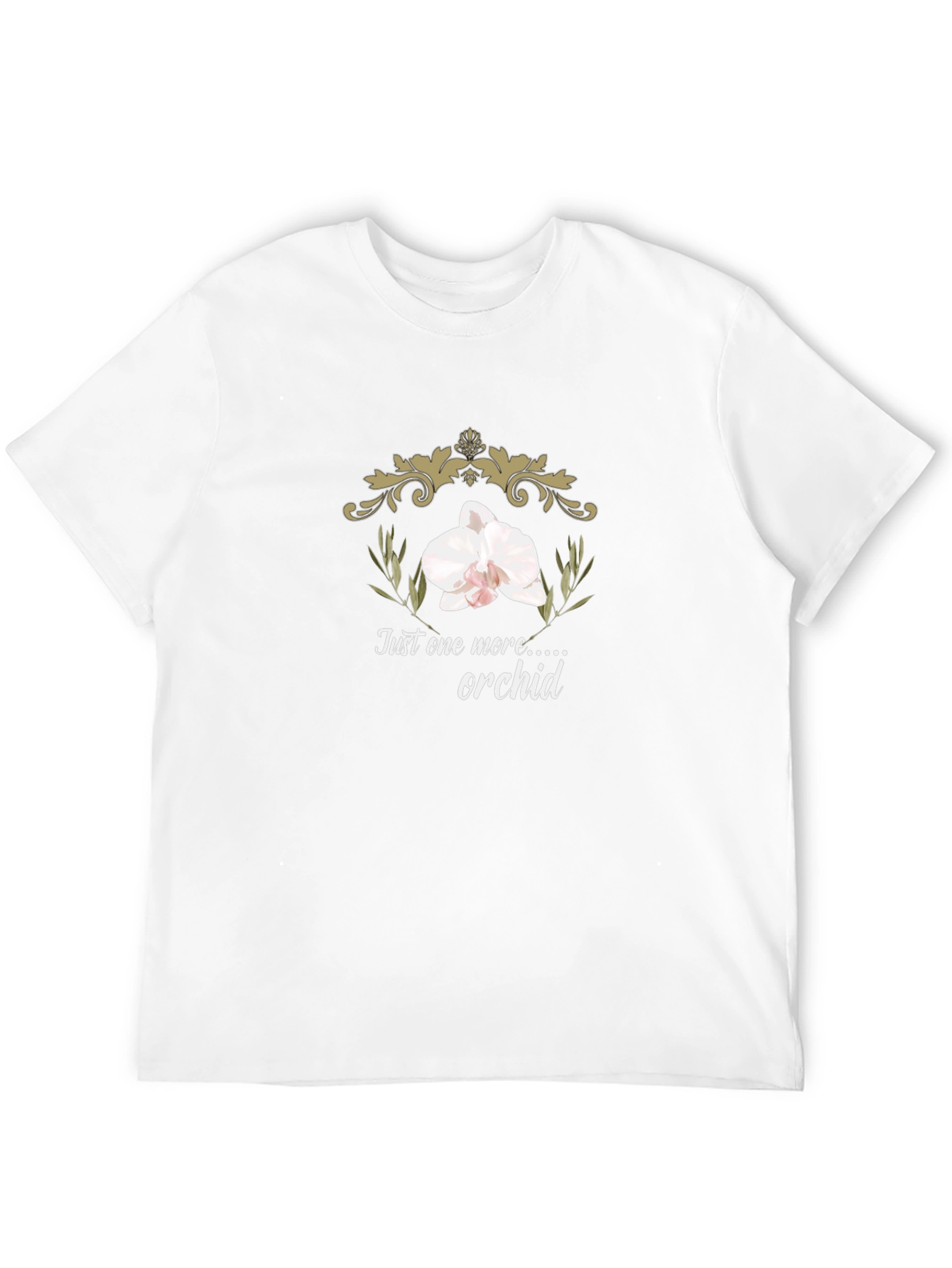 Orchid Lovers Black T-Shirt
