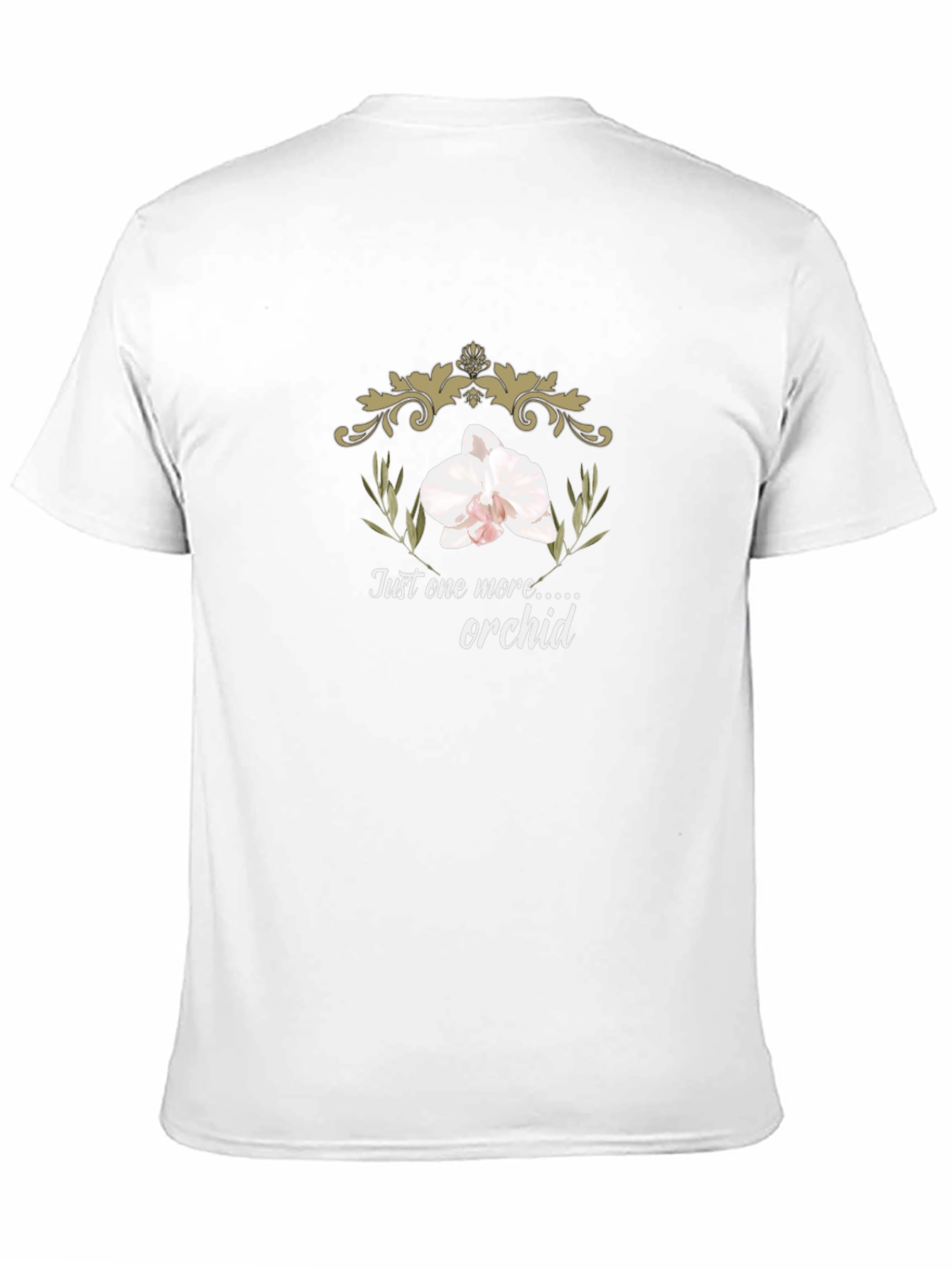Orchid Lovers Black T-Shirt